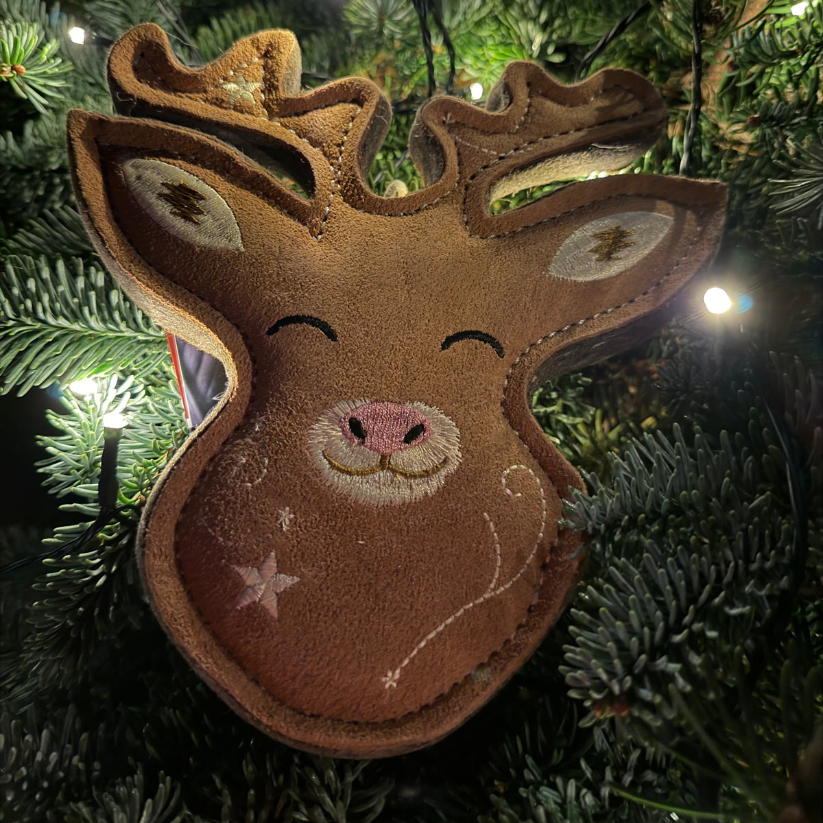 Christmas Roe the Deer tough dog toy