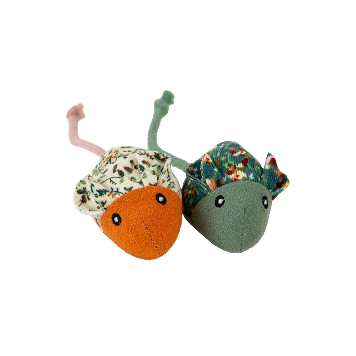 Fancy Patterned Mice Cat Toy 2 pack