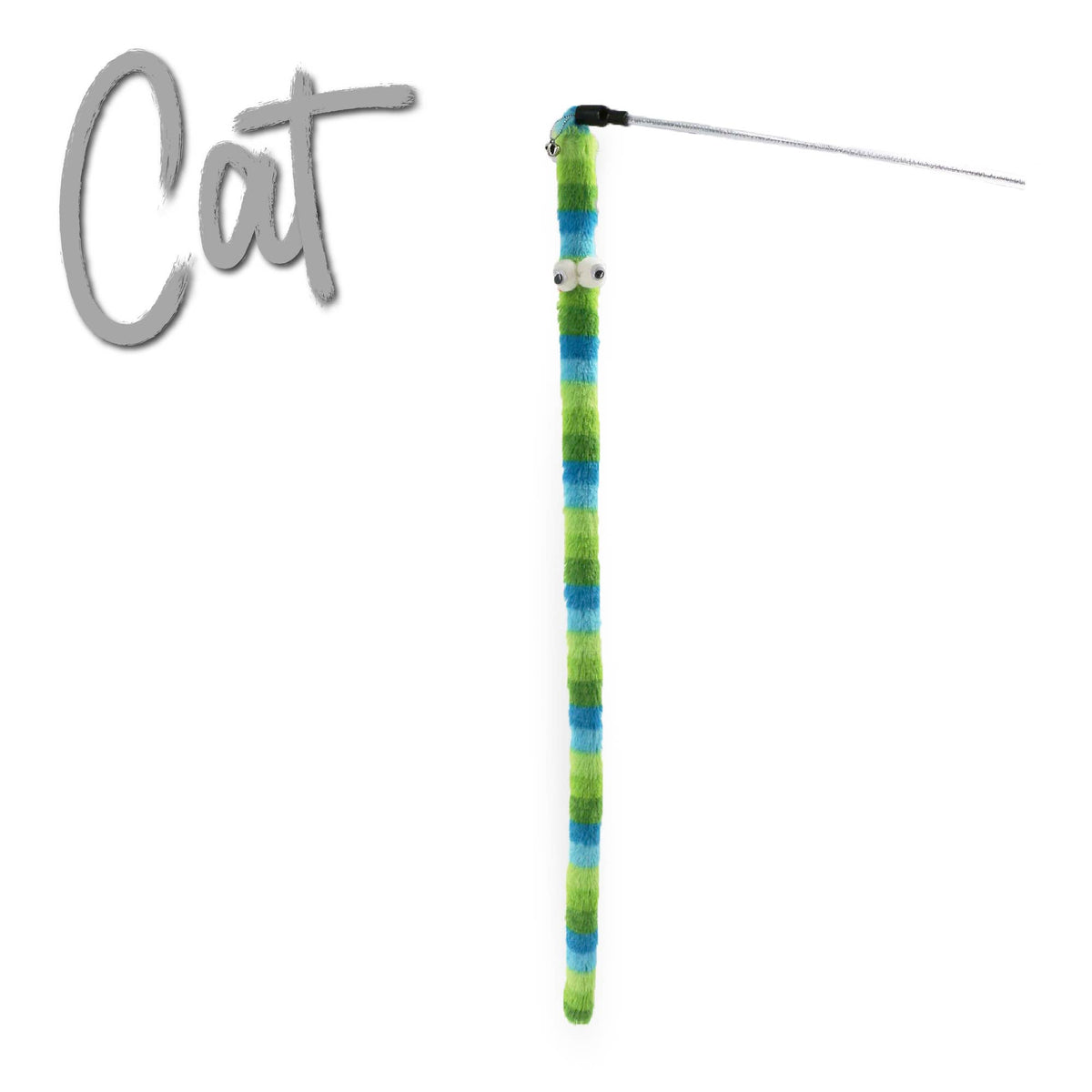 Ancol Wiggle Worm Rainbow Cat Dangler Toy