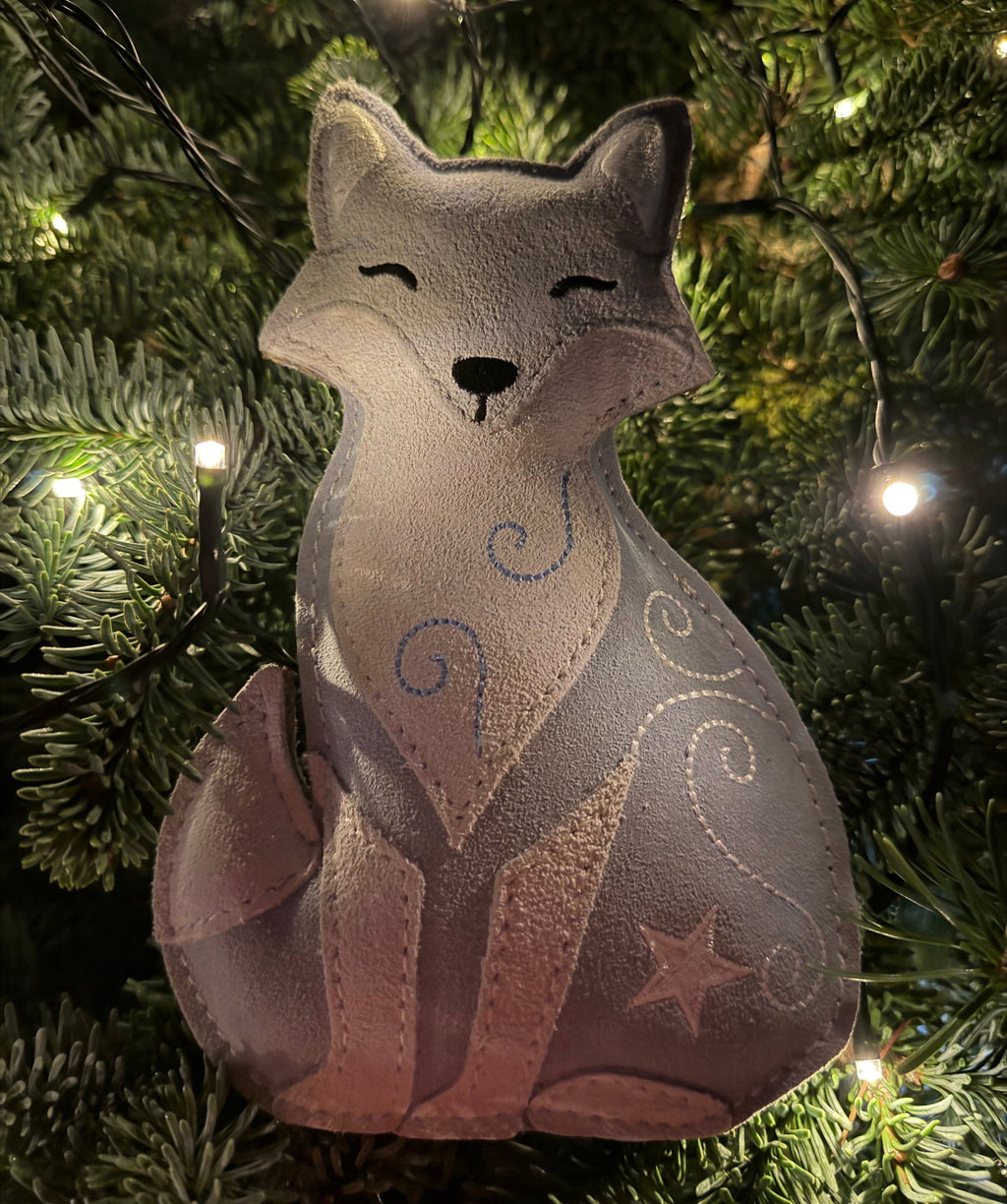 Christmas Flurry the Artic Fox Eco Dog Toy