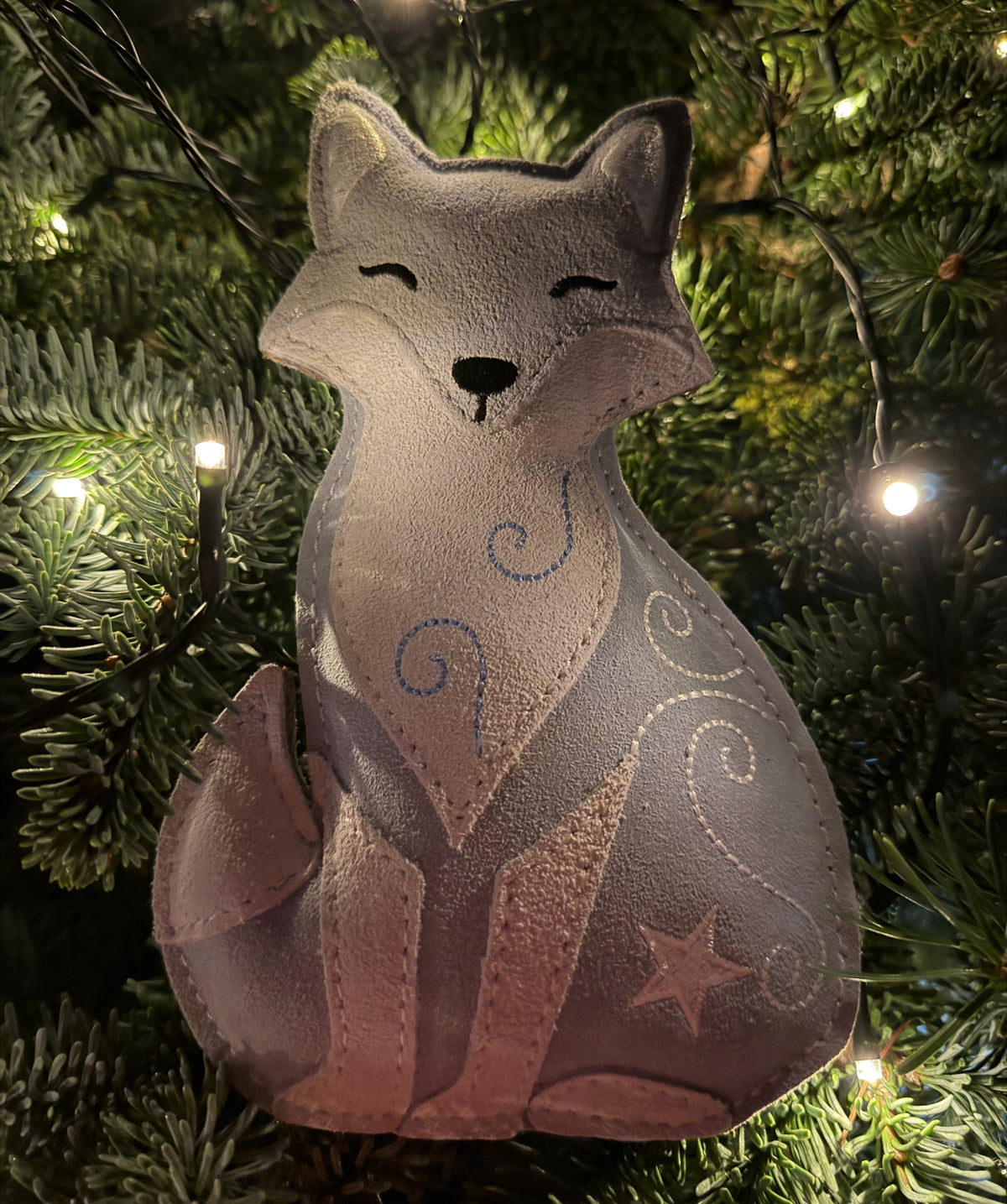 Christmas Flurry the Artic Fox Eco Dog Toy