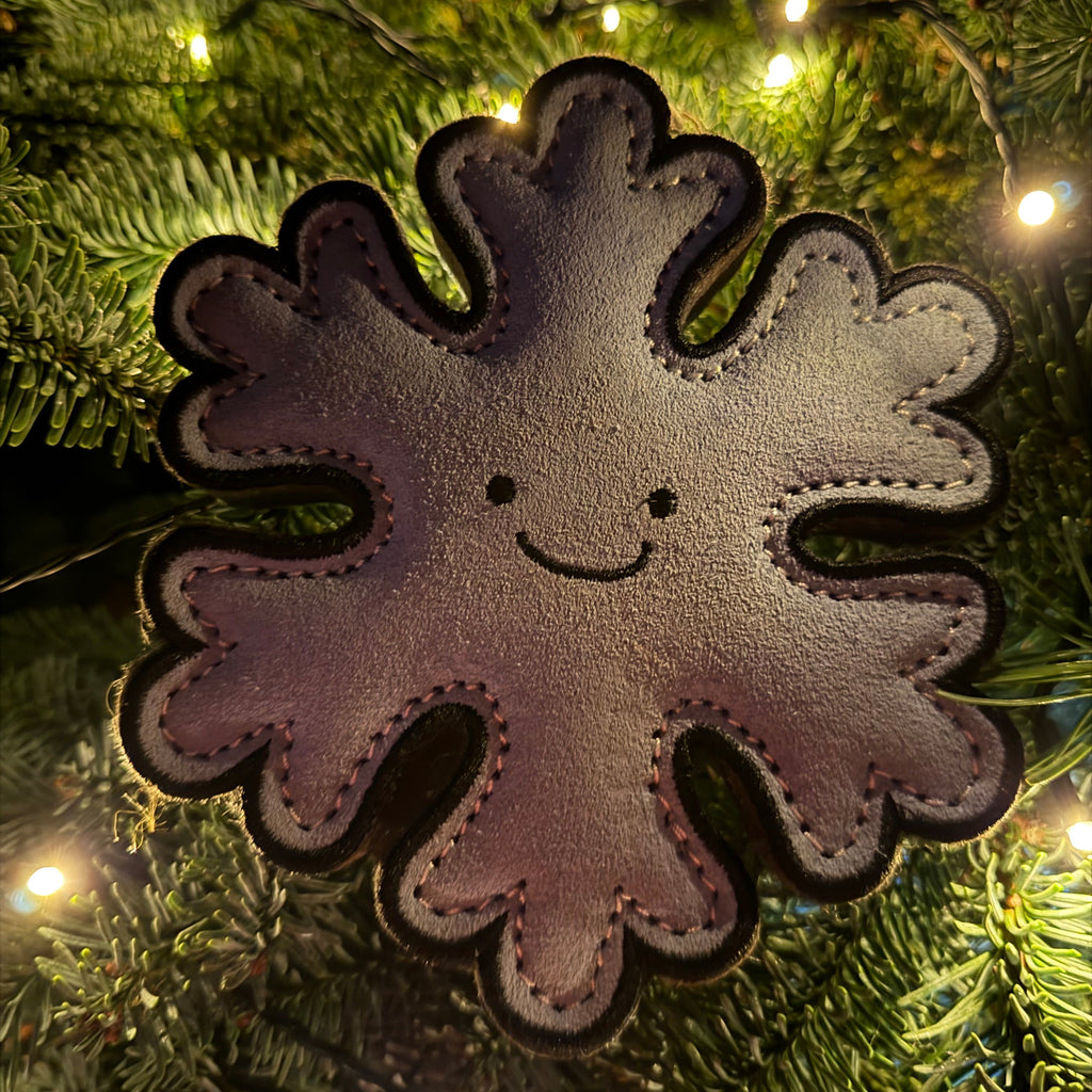 Christmas Flakey the Snowflake shaped Eco Dog Toy