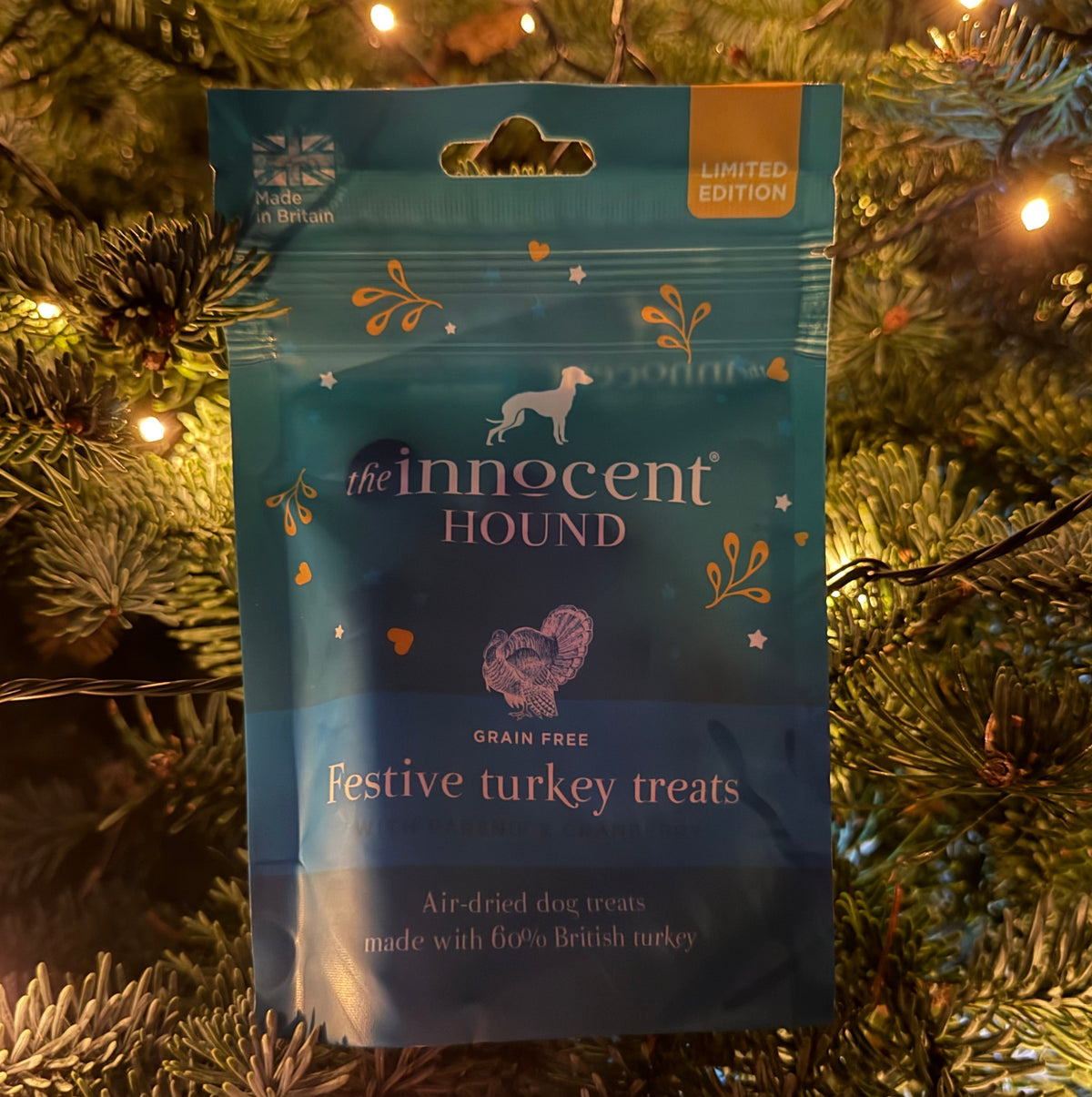 Festive Turkey Treats - 70g - Lakes and Tails