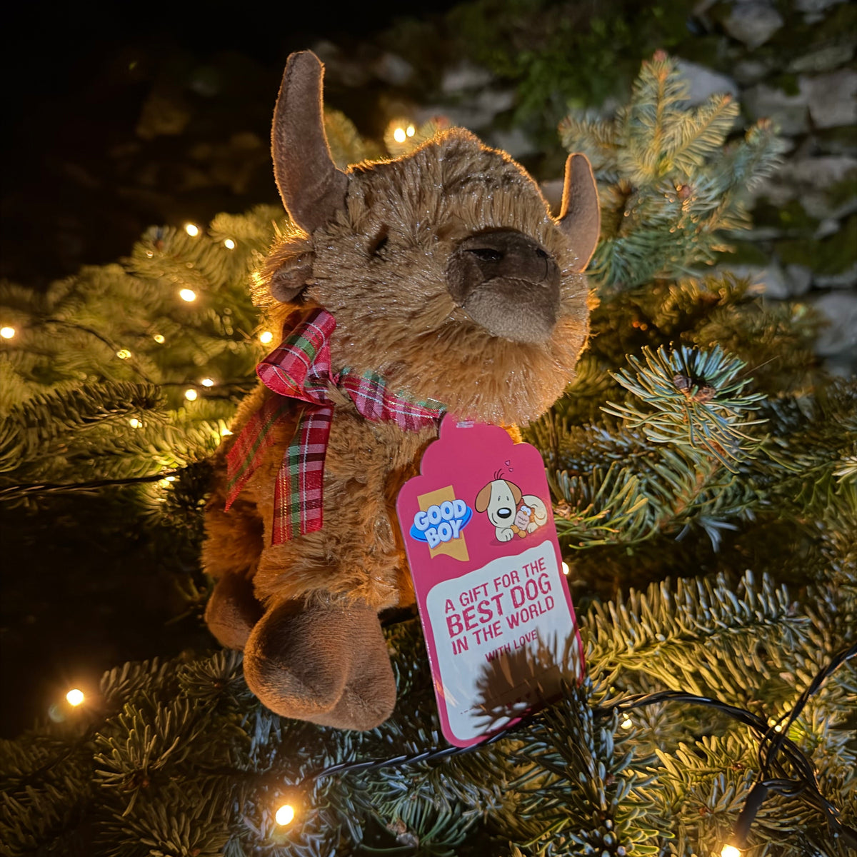 Christmas Highland Cow Small
