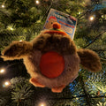 Christmas Crinkley Flat Robin
