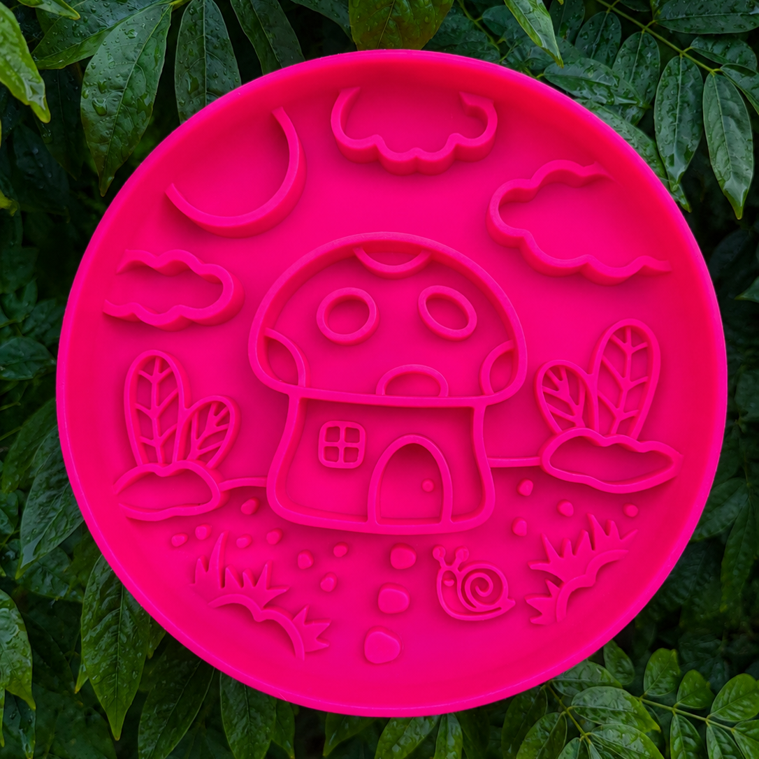 Lickbowl Mushroom Pink
