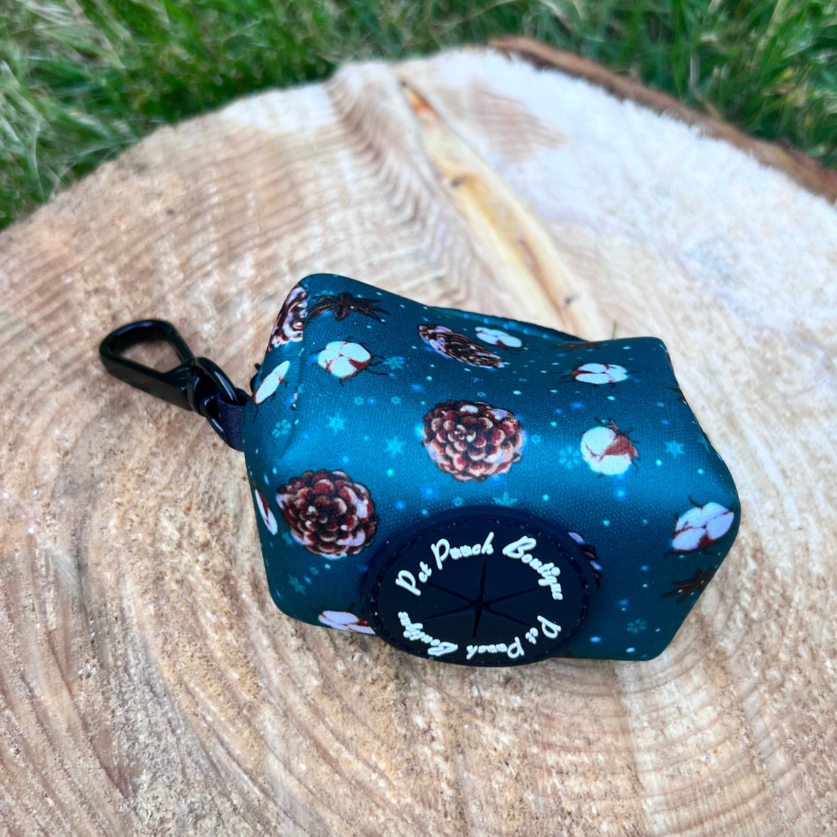 Forest Fir Cone Dog Poo Bag Holder *Free roll of poo bags - Lakes and Tails