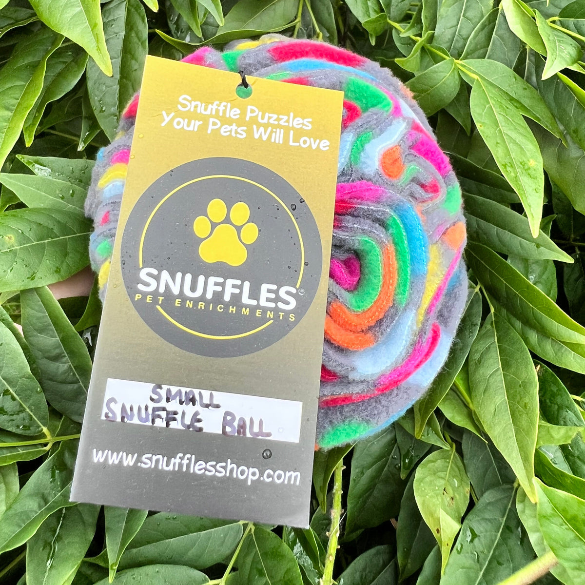 Small Snuffle Ball Grey Spot