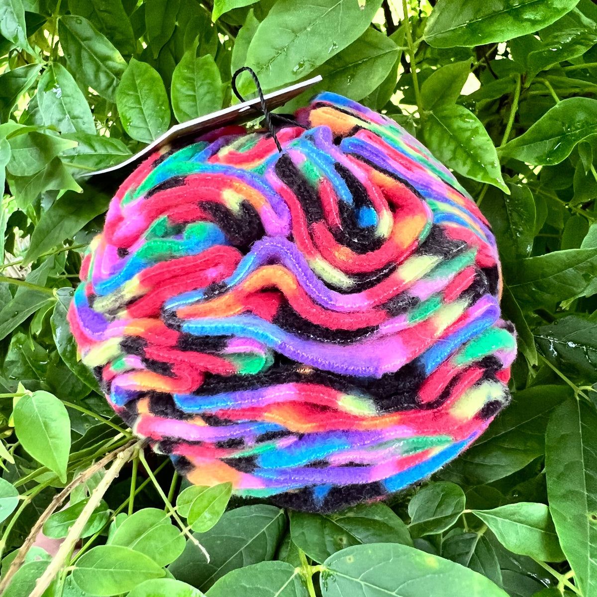 Small Snuffle Ball Rainbow ZigZag