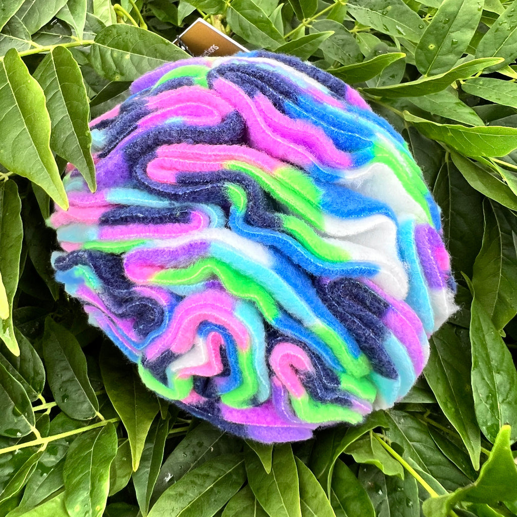 Small Snuffle Ball Purple Harlequin