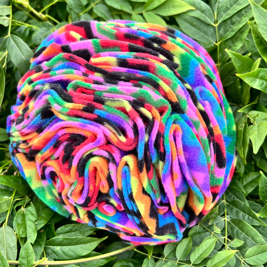 Large Snuffle Ball Rainbow Zigzag