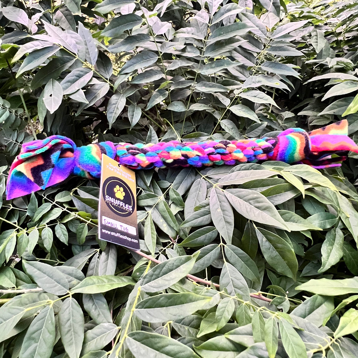 Fleece Tug Rainbow ZigZag (Small)