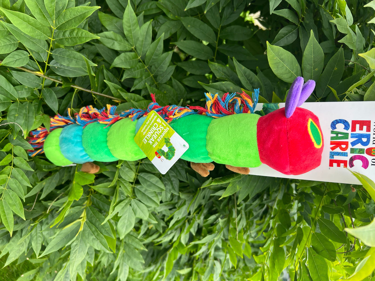 Hungry Caterpillar Plush Dog Toy