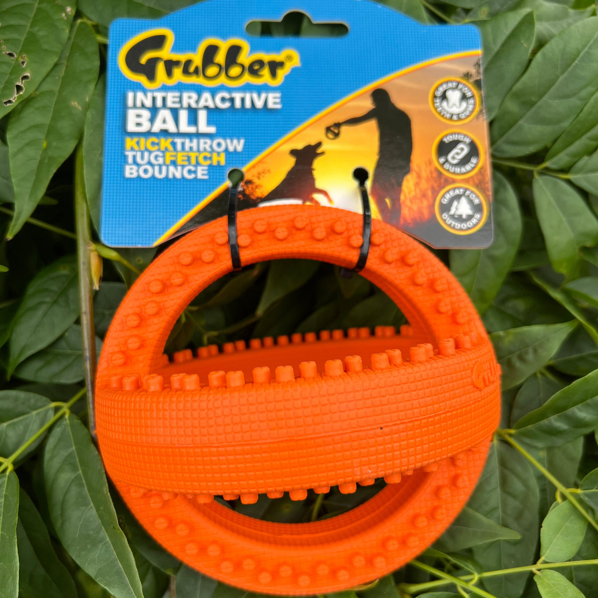 Grubber Tough Mini Orange Football