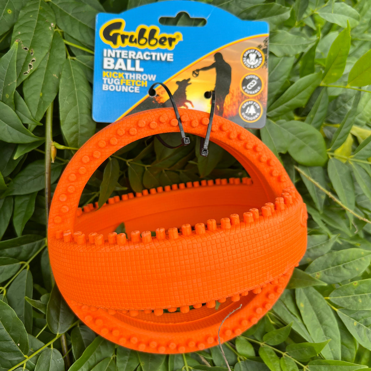 Grubber Tough Large Orange Football