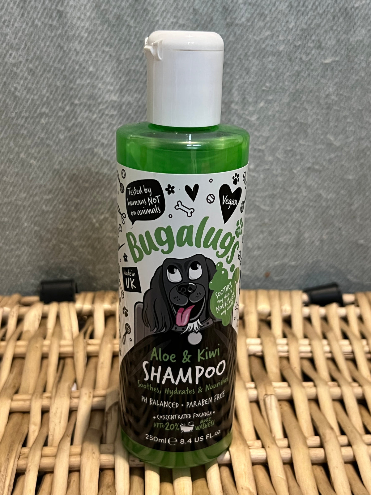 Bugalugs Aloe & Kiwi Shampoo 250ml